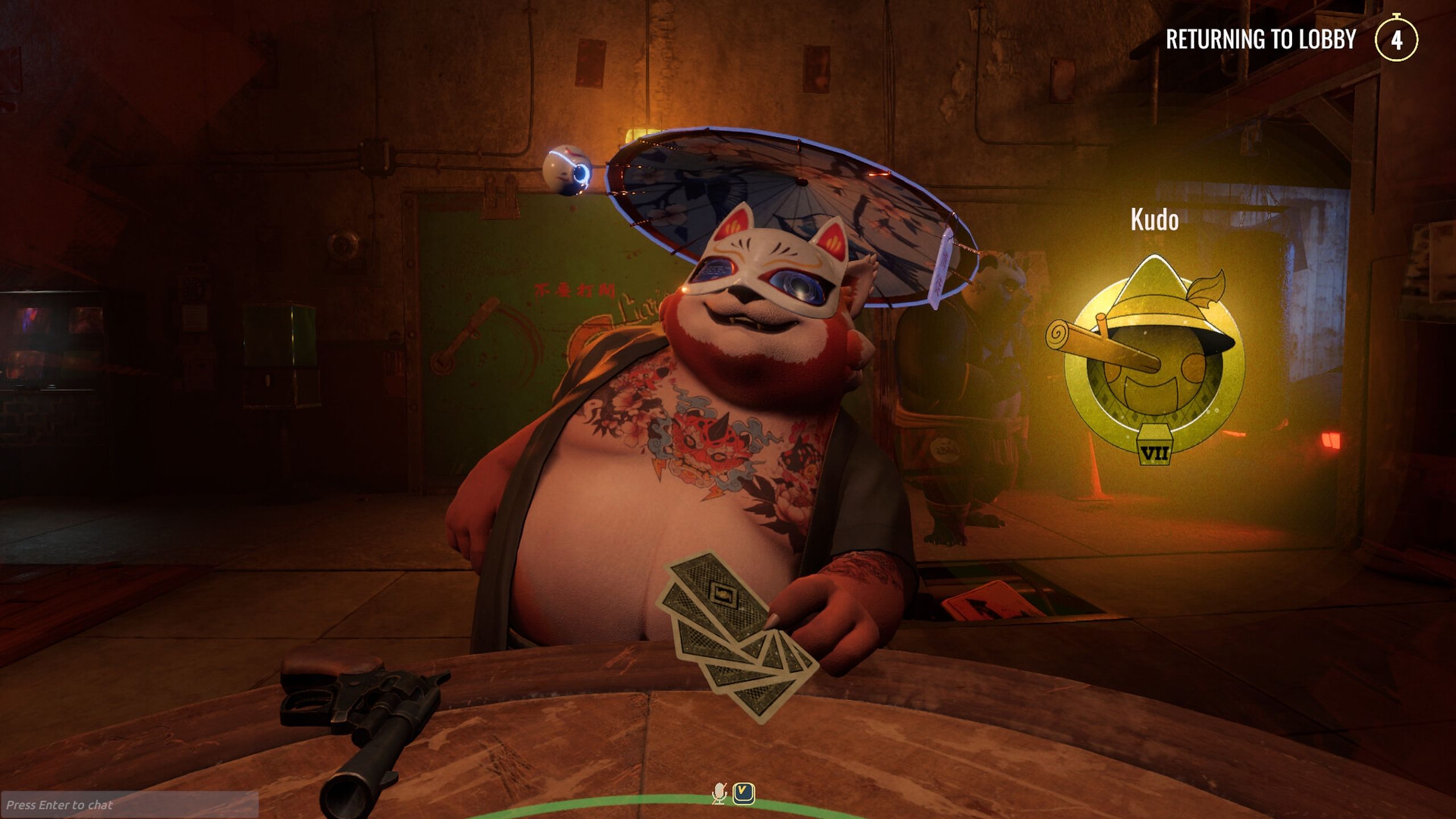 Screenshot from the game Liar's Bar.