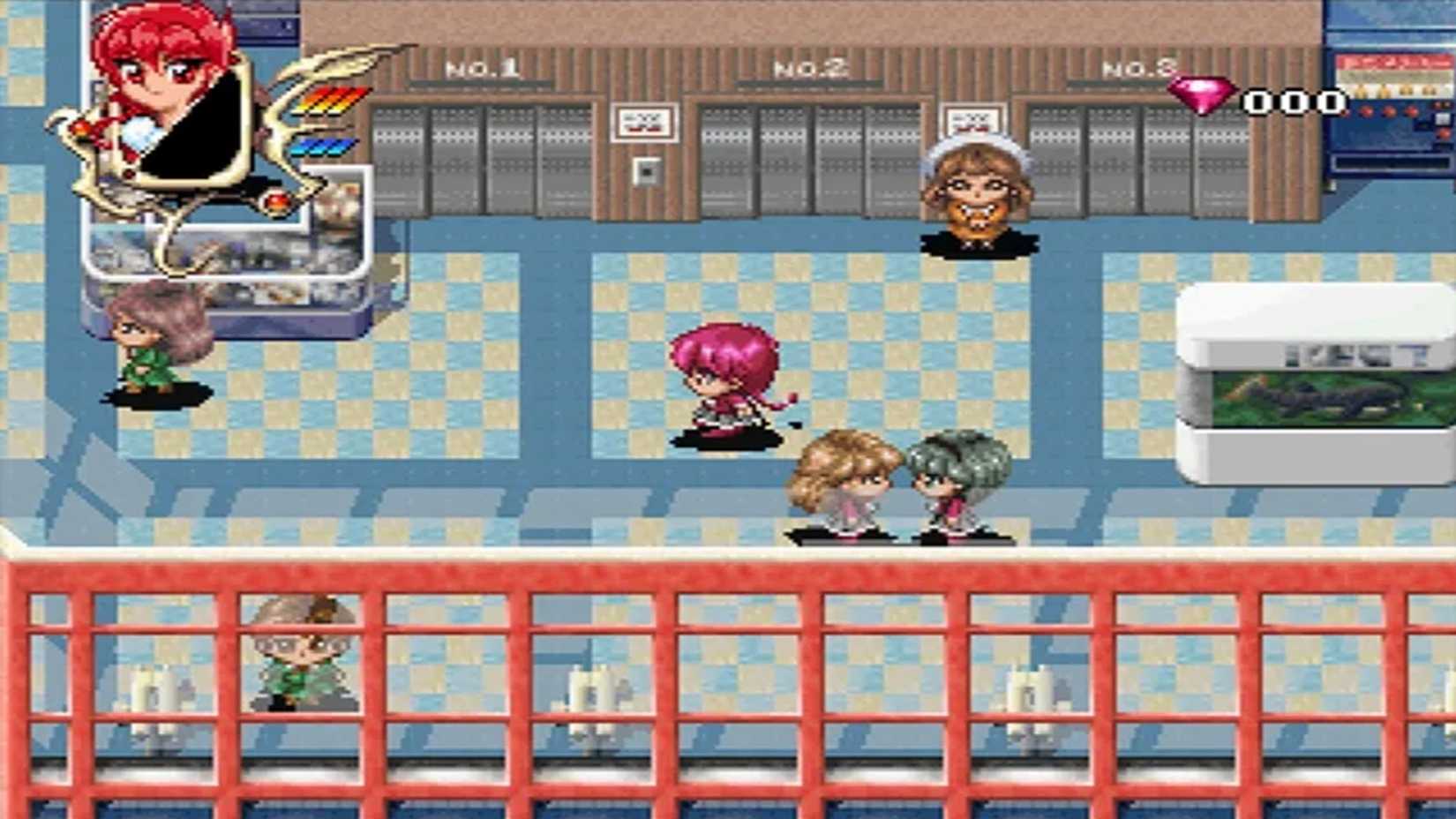 A screenshot of gameplay from Magic Knight Rayearth