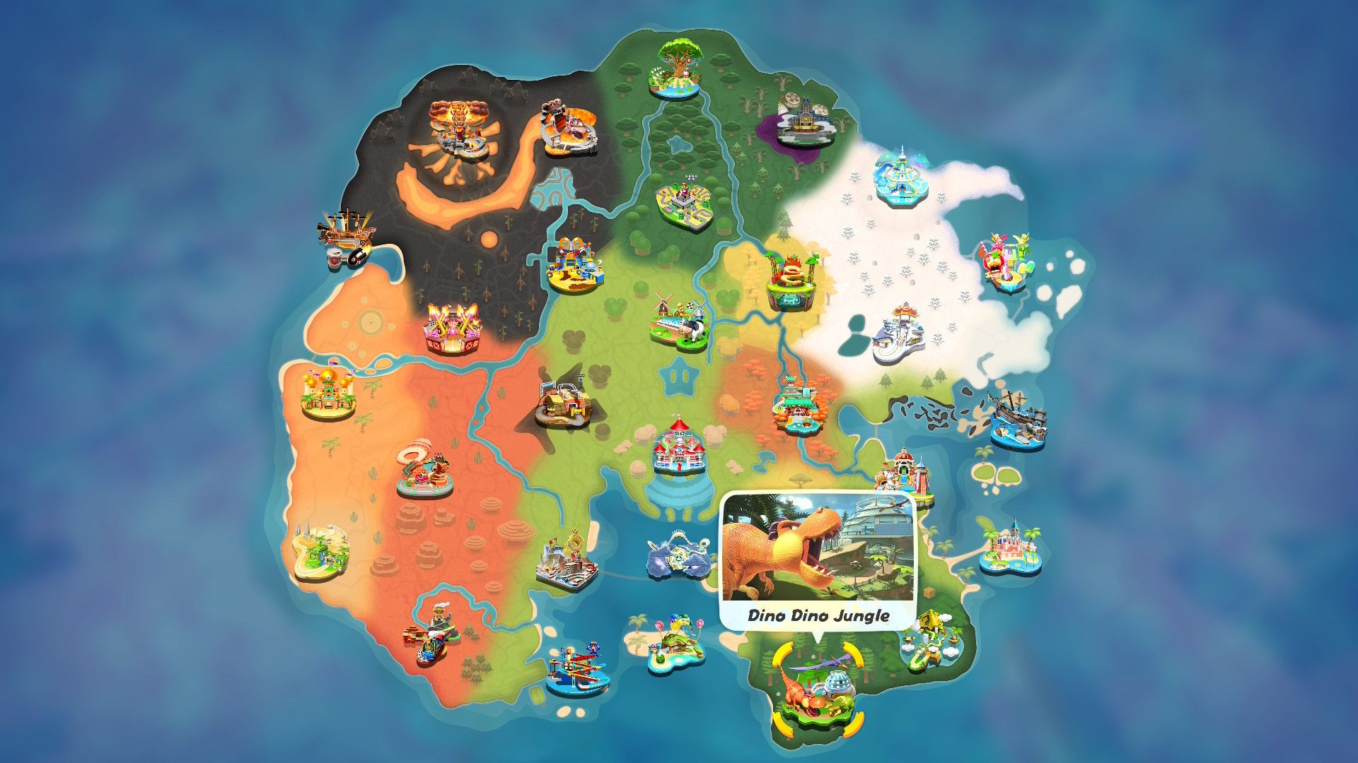 Mario Kart World Dino Dino Jungle