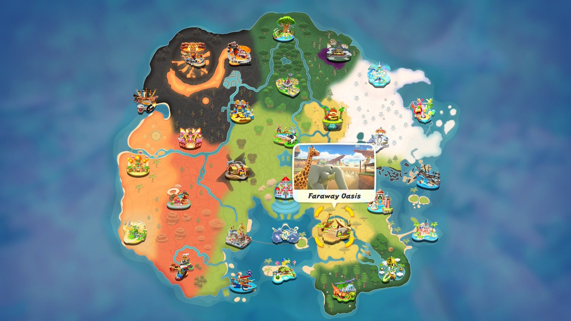 Mario Kart World Faraway Oasis