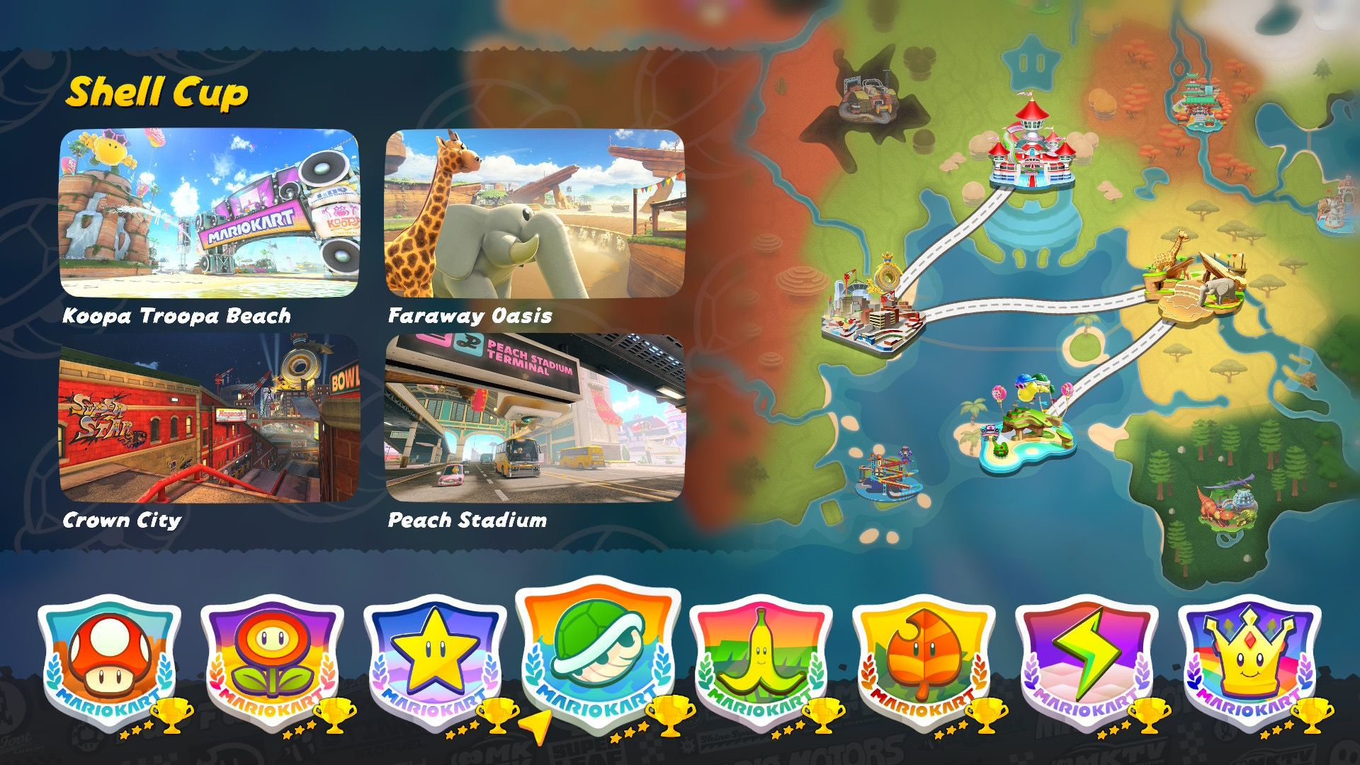 Every Mario Kart World Grand Prix Cup ranked