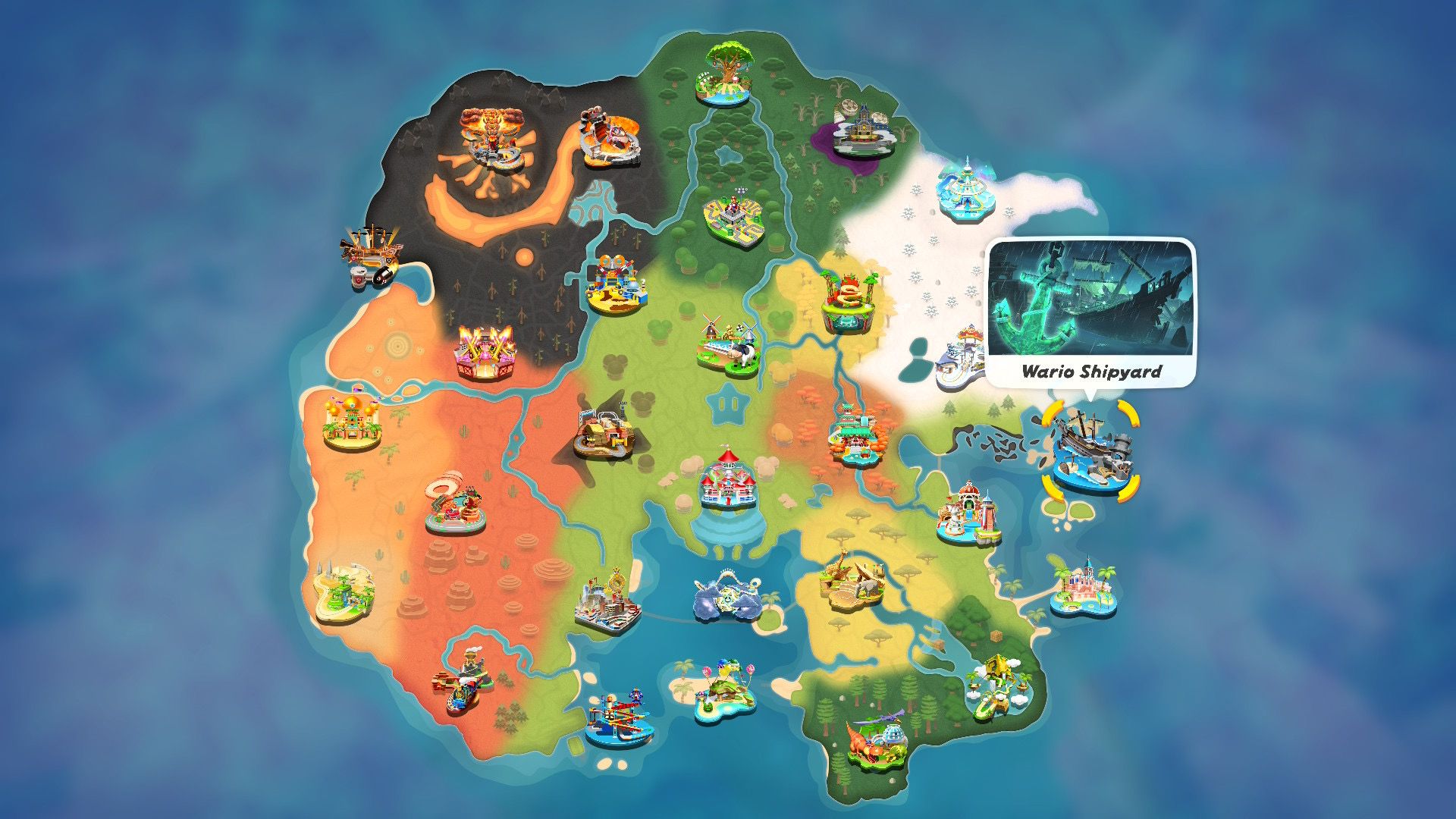 Mario Kart World Wario Shipyard