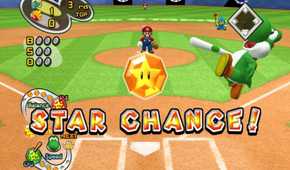 Mario Superstar Baseball Yoshi Batting