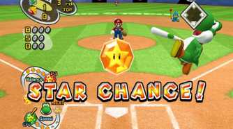 Mario Superstar Baseball Yoshi Batting