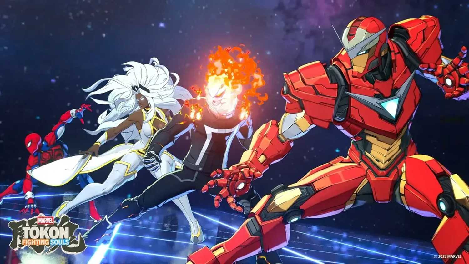 A screenshot of gameplay from Marvel Tokon