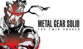 The title promo image for Metal Gear Solid: The Twin Snakes