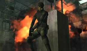 A screenshot of gameplay for Metal Gear Solid: The Twin Snakes
