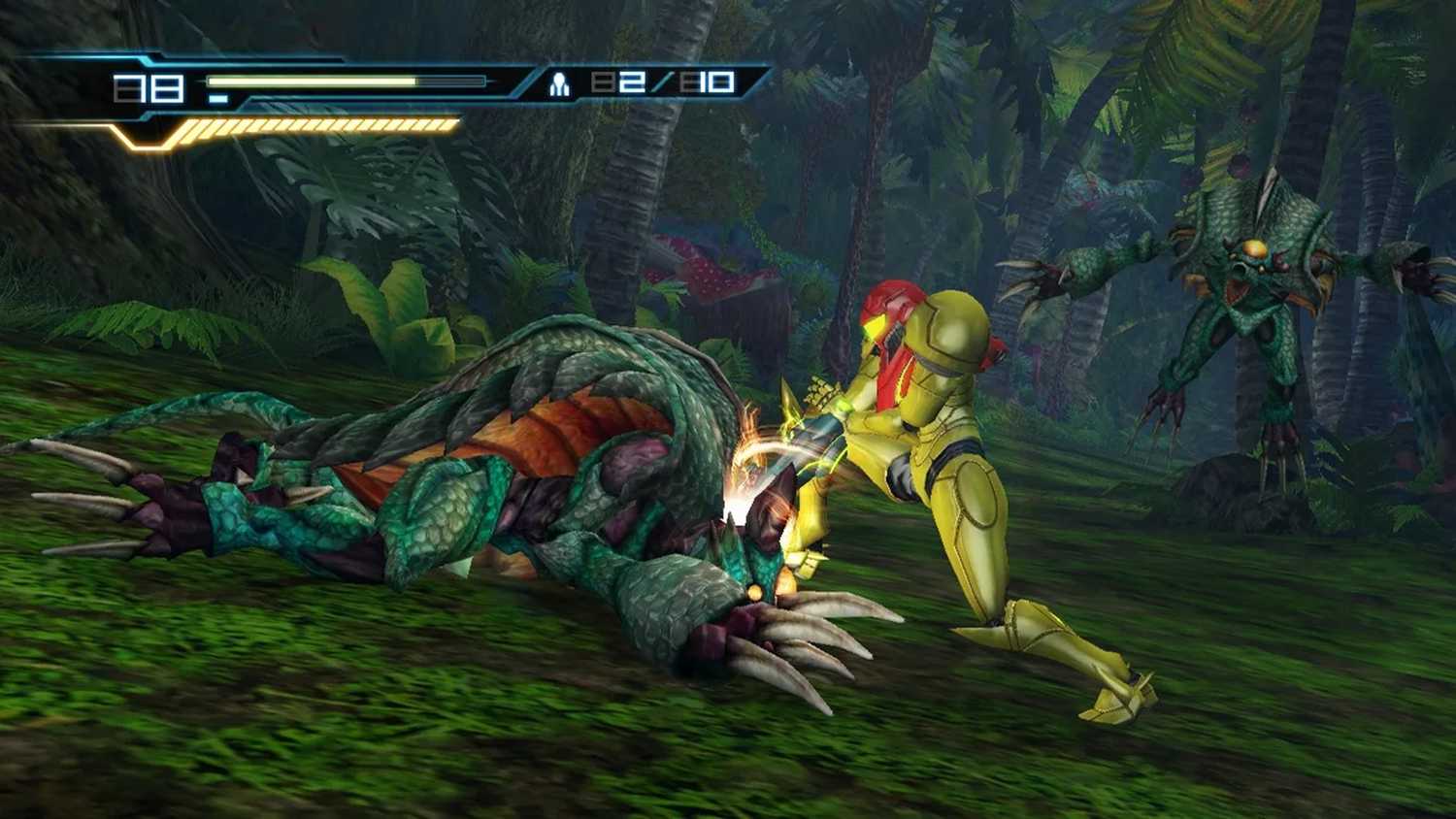 A screenshot of gameplay from Metroid: Other M