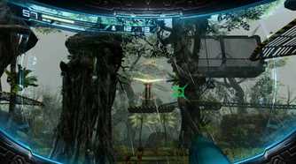 A screenshot of gameplay from Metroid: Other M