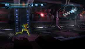 A screenshot of gameplay from Metroid: Other M