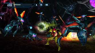 A screenshot of gameplay from Metroid: Other M