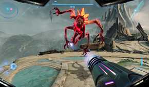 A screenshot of gameplay from Metroid Prime 4: Beyond