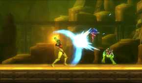 A screenshot of gameplay from Metroid: Samus Returns