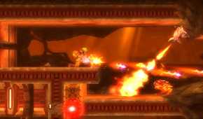 A screenshot of gameplay from Metroid: Samus Returns
