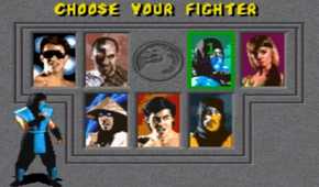 A screenshot of gameplay from Mortal Kombat on SNES.