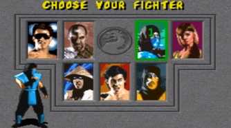 A screenshot of gameplay from Mortal Kombat on SNES.