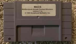 A shot of the cartridge to M.A.C.S. Moving Target Simulator