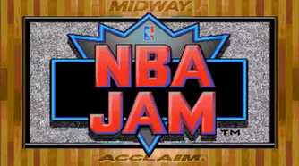 A screenshot of gameplay from NBA JAM