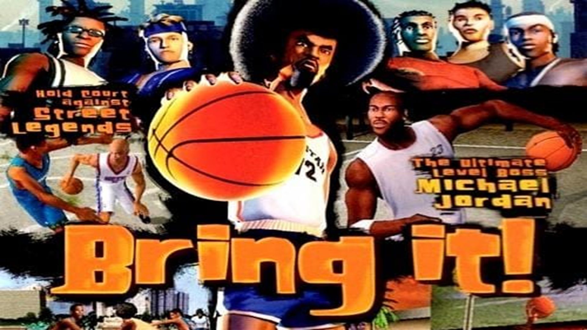 The back box art for NBA Street