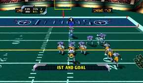 A screenshot of gameplay for NFL Blitz 2000