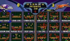 A screenshot of gameplay for NFL Blitz 2000
