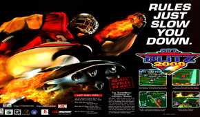 A promo for NFL Blitz 2000