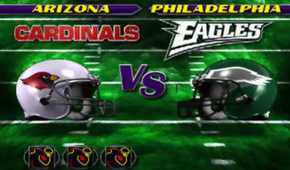 A screenshot of gameplay from NFL Blitz