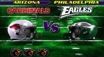 A screenshot of gameplay from NFL Blitz