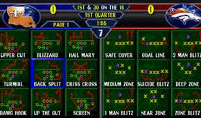 A screenshot of gameplay from NFL Blitz