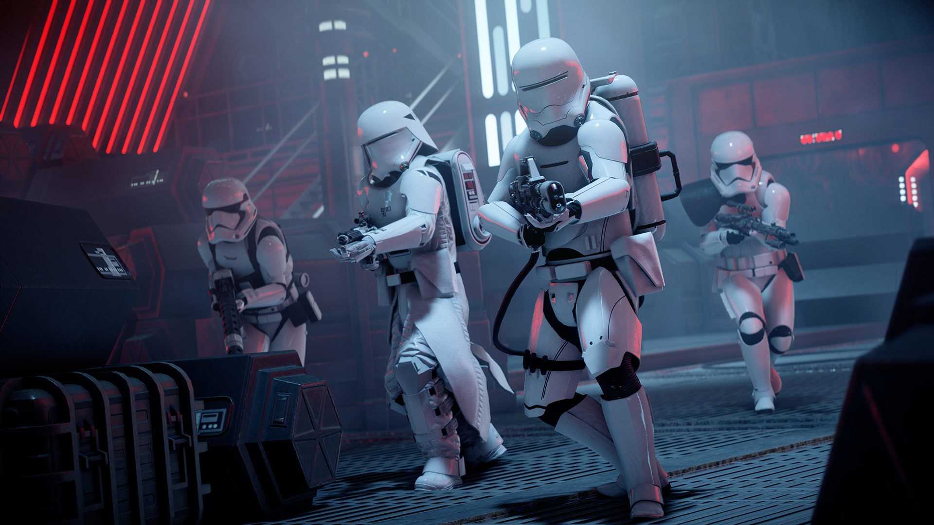 Storm troopers in an imperial base