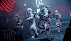 Storm troopers in an imperial base