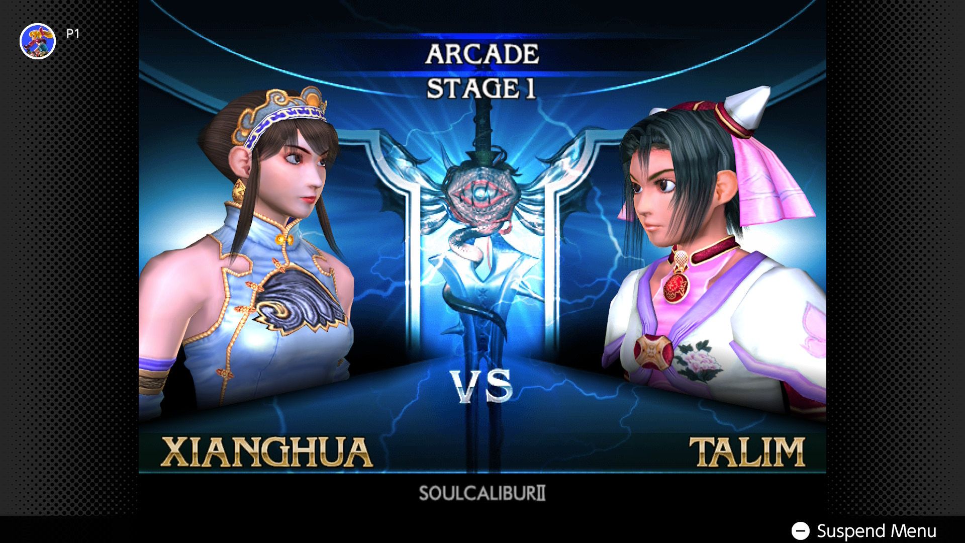 NSO Soul Calibur 2 fighter select screen
