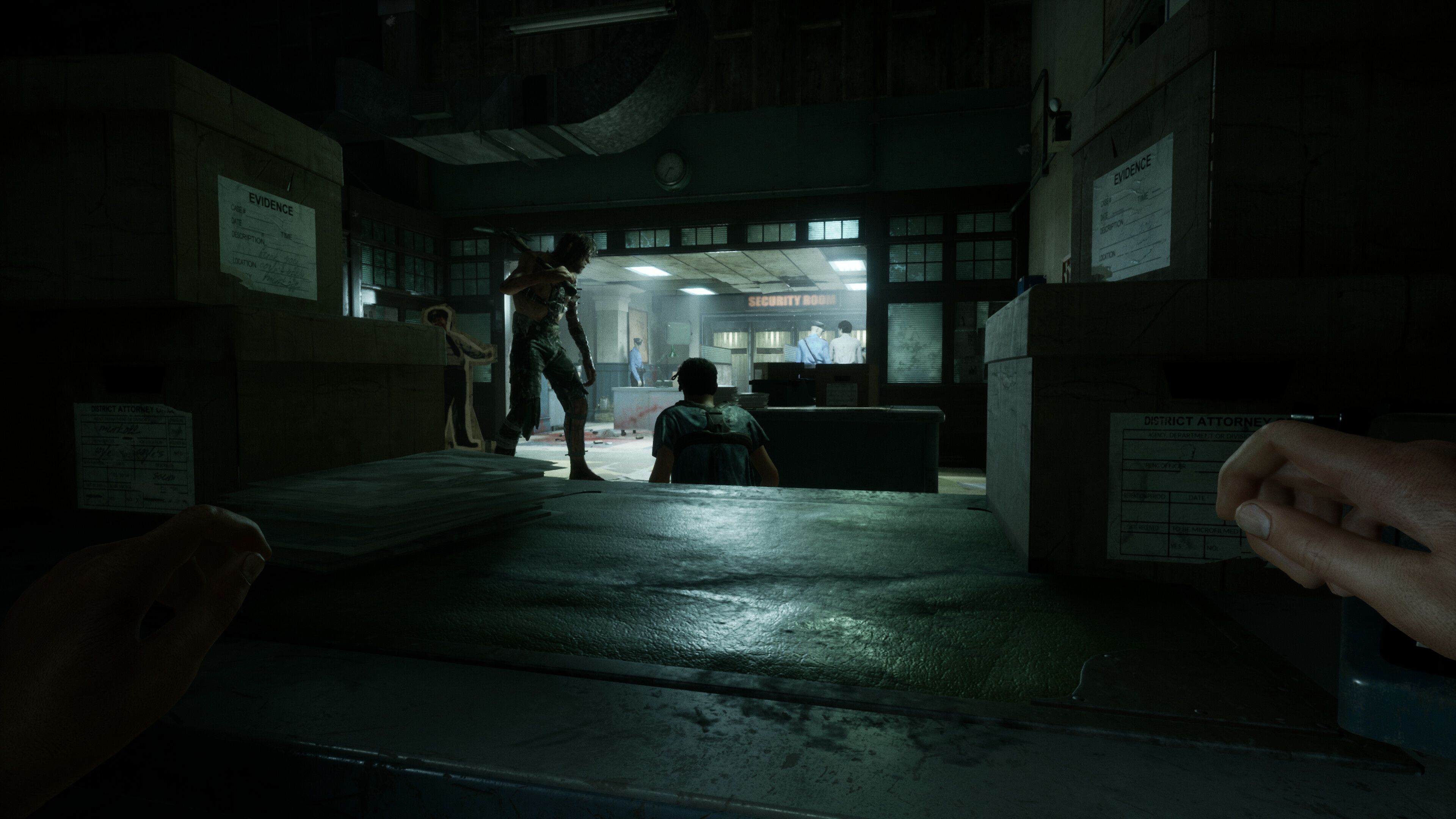A screenshot from The Outlast Trials.