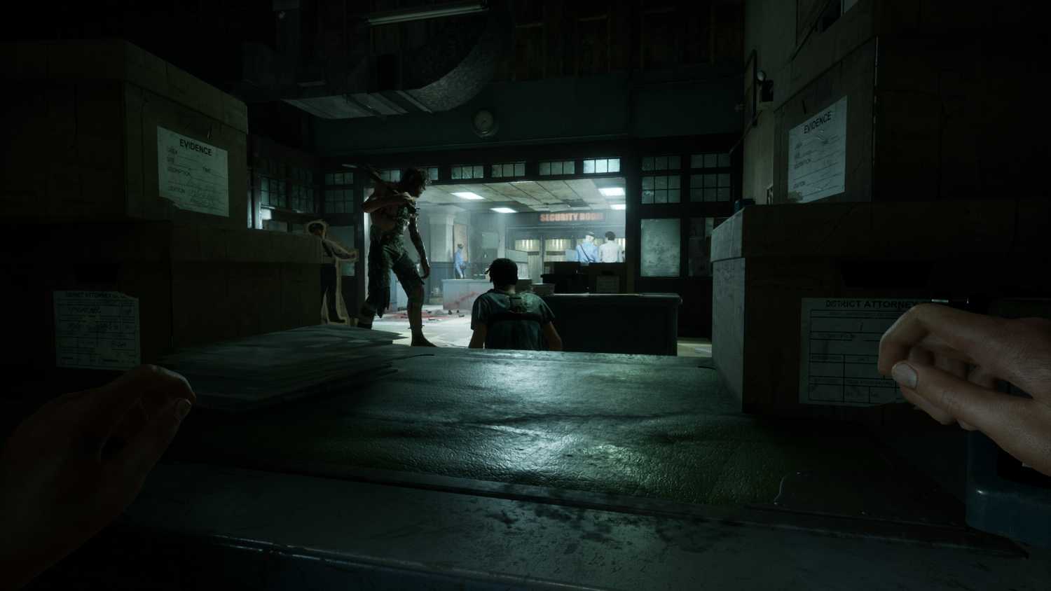 A screenshot from The Outlast Trials.