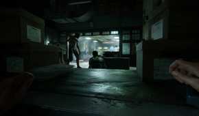 A screenshot from The Outlast Trials.
