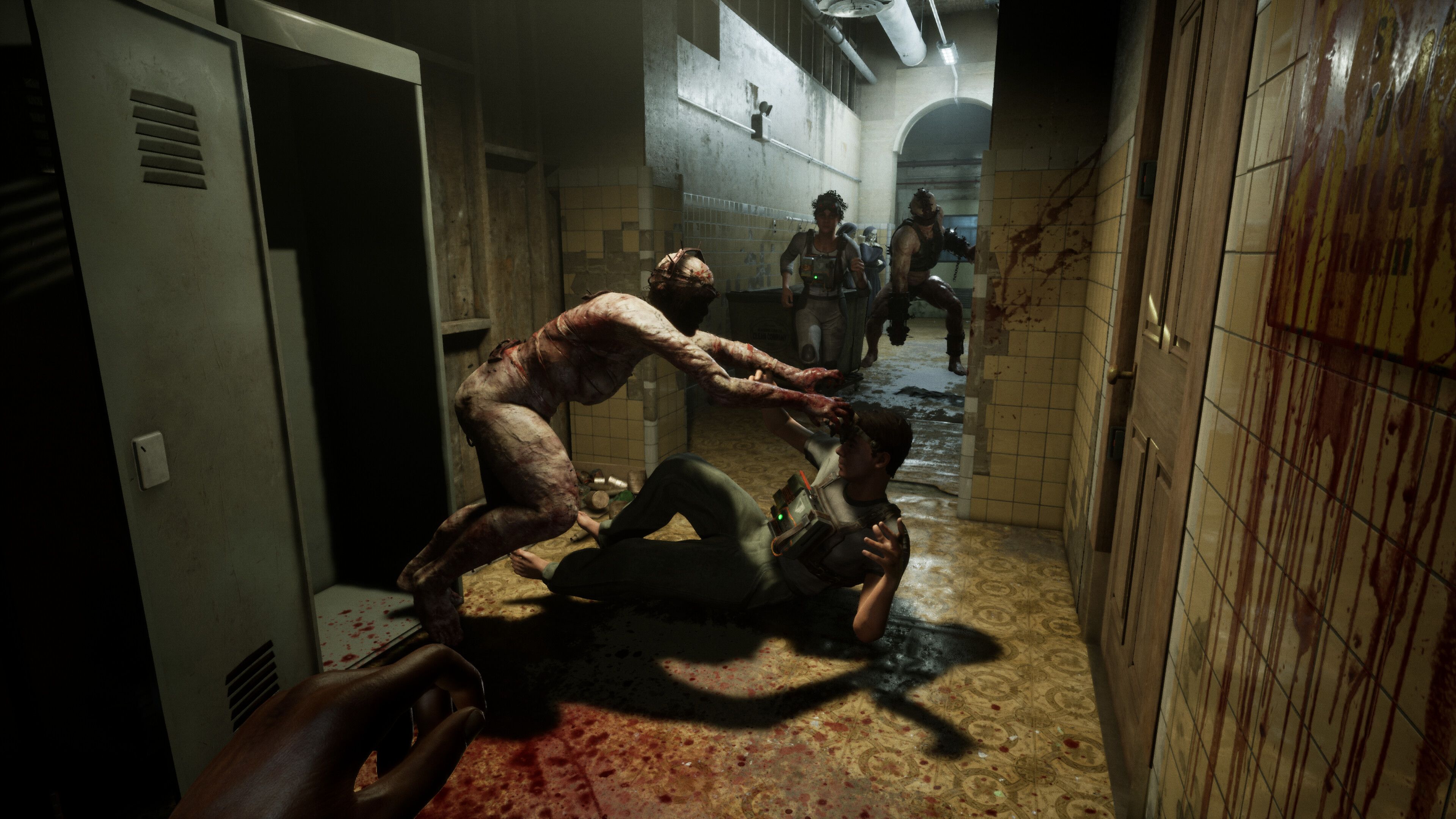 A screenshot from The Outlast Trials.