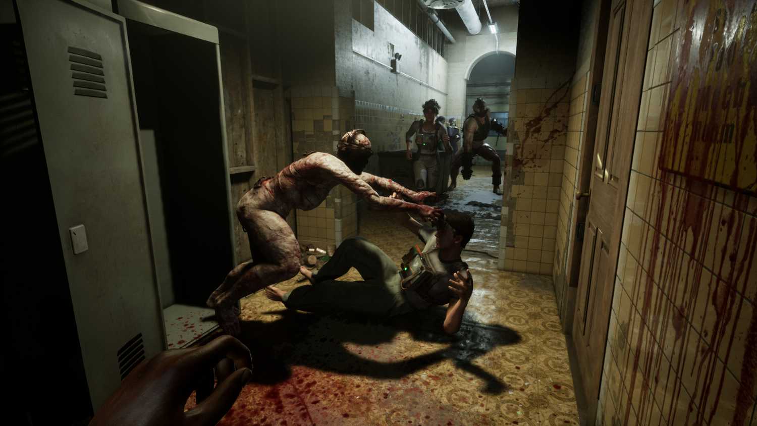 A screenshot from The Outlast Trials.