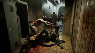 A screenshot from The Outlast Trials.