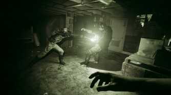 A screenshot from The Outlast Trials.