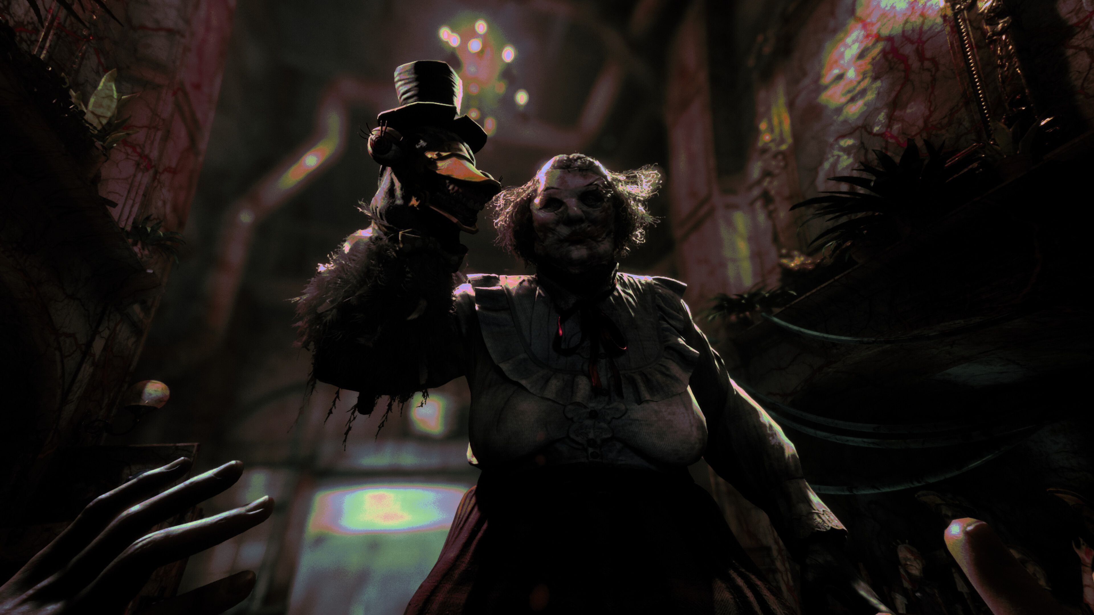 A screenshot from The Outlast Trials.