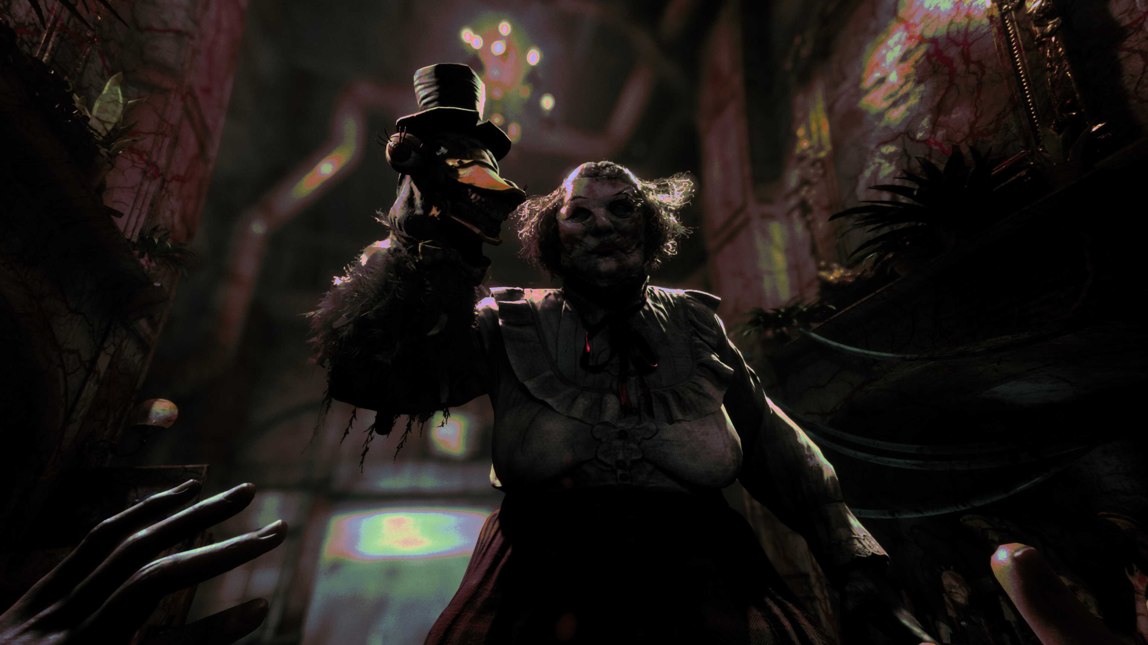 A screenshot from The Outlast Trials.