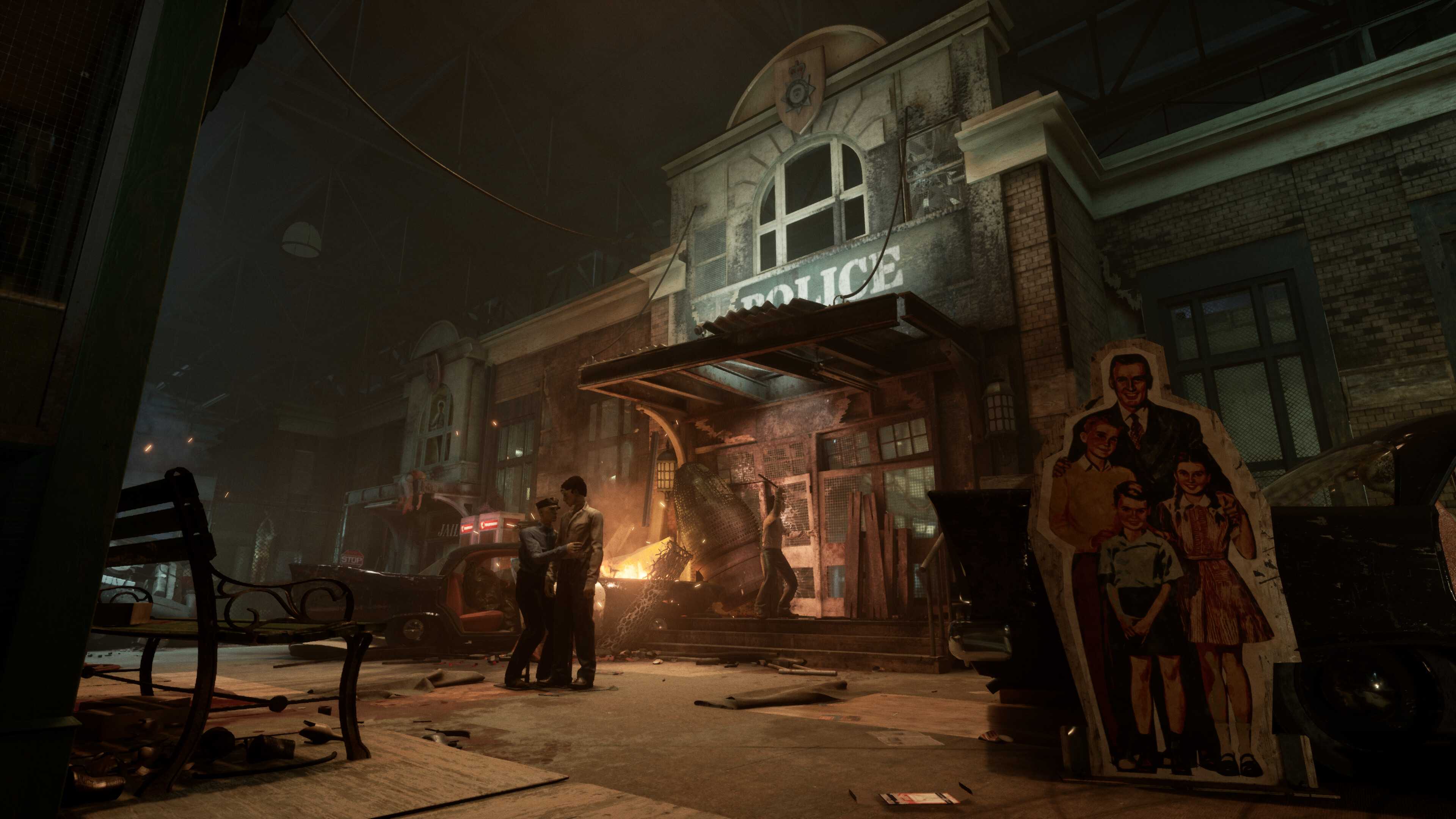 A screenshot from The Outlast Trials.
