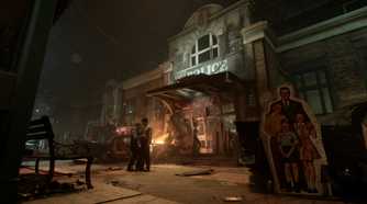 A screenshot from The Outlast Trials.