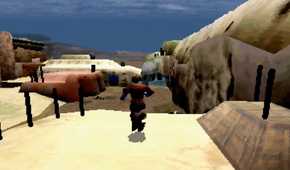 A screenshot of gameplay from Panzer Dragoon Saga