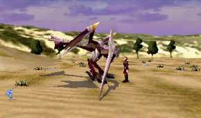 A screenshot of gameplay from Panzer Dragoon Saga
