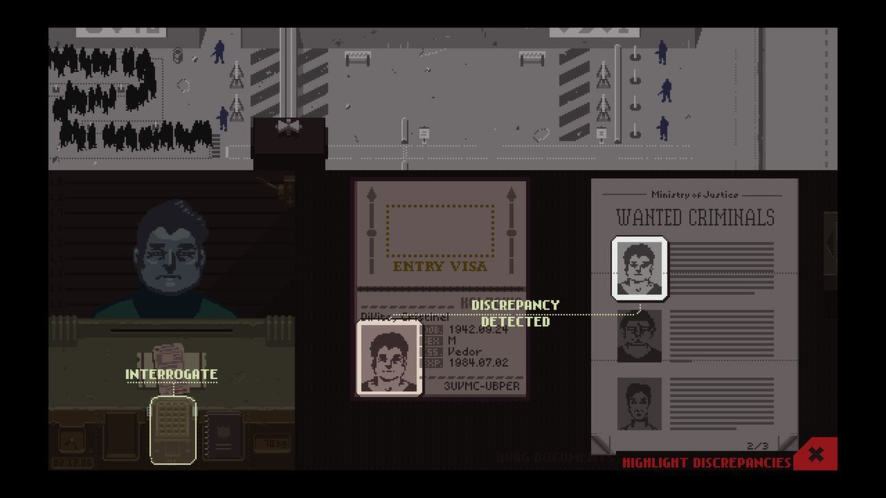 papers please discrepancy in paper work
