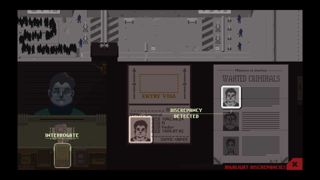 papers please discrepancy in paper work