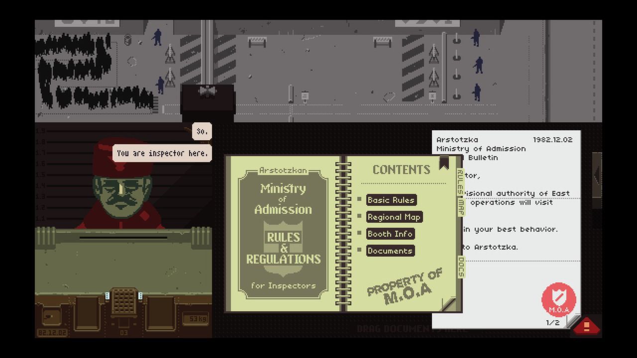 papers please rules and regulations of the job