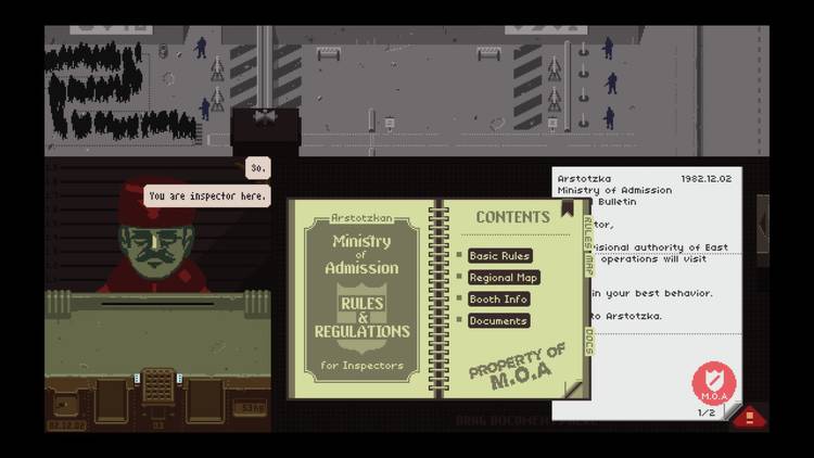 papers please rules and regulations of the job