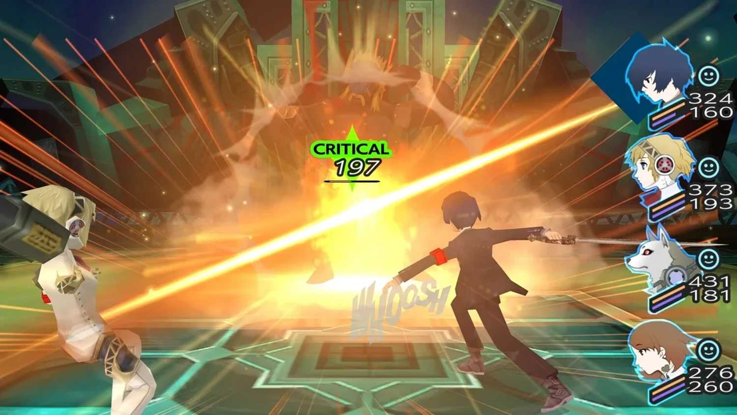A screenshot of gameplay from Persona 3 Portable
